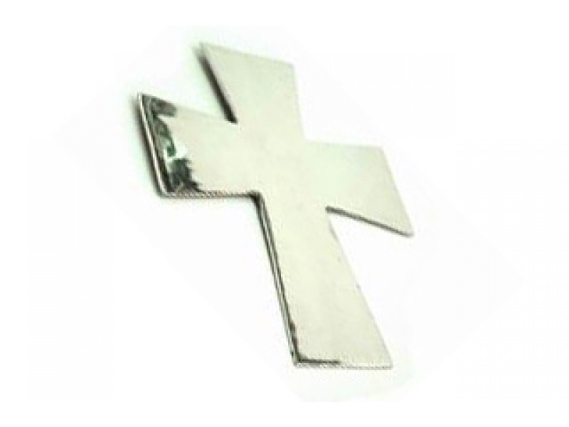 CRUZ TRIANGULO MED CRUCES DE PEWTER